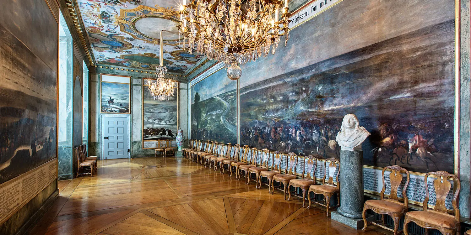 Porträtt av drottning Hedvig Eleonora.